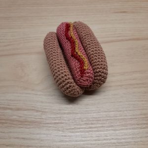 Horgolt hot-dog